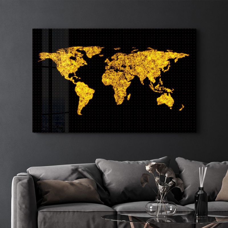 Casa si Gradina - Decoratiuni - Tablouri - Tablou decorativ, Wallxpert, sticla temperata, multicolor, 70x110 cm, 672BRS2426 - Infinity.ro