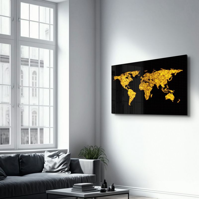 Casa si Gradina - Decoratiuni - Tablouri - Tablou decorativ, Wallxpert, sticla temperata, multicolor, 70x110 cm, 672BRS2426 - Infinity.ro