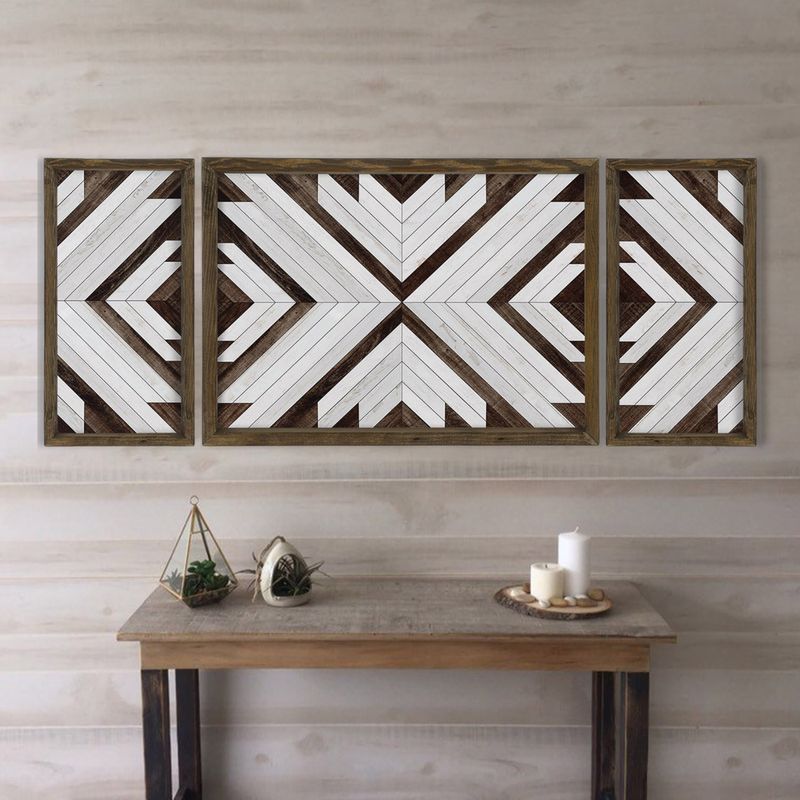 Casa si Gradina - Decoratiuni - Tablouri - Tablou decorativ triptic, Wallxpert, mdf, multicolor, 70x50 cm + 2x 25x50 cm - Infinity.ro