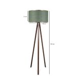Casa si Gradina - Corpuri si surse de iluminat - Veioze si lampi - Lampadare - Lampadar, Opviq, lemn, kaki, 140 cm - Infinity.ro