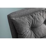 Casa si Gradina - Mobilier - Canapele si coltare - Canapele - Canapea extensibila, Hanah Home, metal, stofa in, gri deschis, 175x60 cm - Infinity.ro