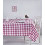 Casa si Gradina - Textile si covoare - Textile bucatarie - Fete de masa - Fata de masa, Hermia, roz, 160x220 cm, 100% bumbac, lavabila la masina - Infinity.ro