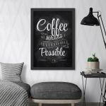 Casa si Gradina - Decoratiuni - Tablouri - Tablou decorativ, Wallxpert, mdf, alb-negru, 40x55 cm - Infinity.ro