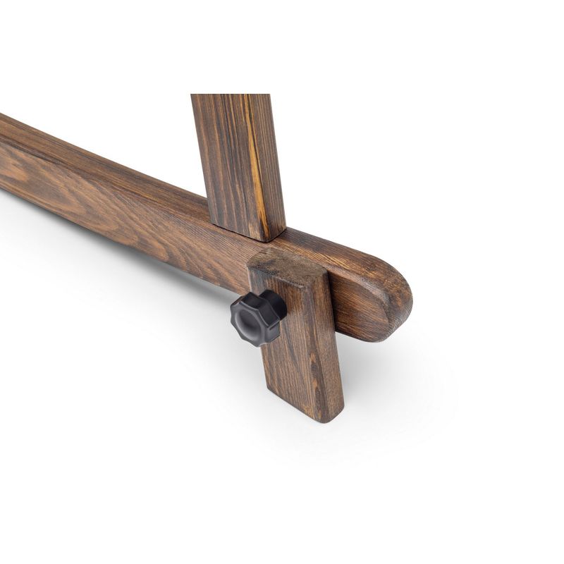 Casa si Gradina - Mobilier - Mobilier copii - Patuturi copii - Leagan pentru copii, Hanah Home, lemn de pin, gri si nuc, 90x70x58 cm - Infinity.ro