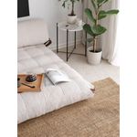 Casa si Gradina - Mobilier - Canapele si coltare - Canapele - Canapea extensibila 2 locuri, Hanah Home, catifea, alb, 120x79x75 cm - Infinity.ro