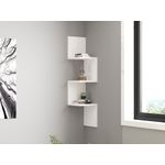 Casa si Gradina - Mobilier - Biblioteci si rafturi - Etajere - Etajera de perete, Hanah Home, PAL melaminat, alb, 25x25x105,4 cm - Infinity.ro