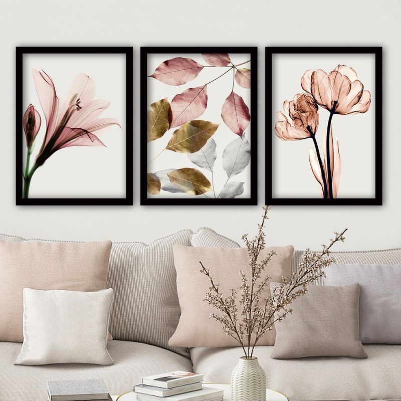 Casa si Gradina - Decoratiuni - Tablouri - Set tablouri decorative cu rama, Wallxpert, mdf, multicolor, 35x45 cm, 3 bucati - Infinity.ro