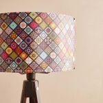 Casa si Gradina - Corpuri si surse de iluminat - Veioze si lampi - Lampadare - Lampadar, Opviq, material textil si lemn, multicolor, 21x140 cm - Infinity.ro