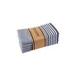 Casa si Gradina - Textile si covoare - Textile baie - Prosoape - Set prosoape de mana, Hermia, albastru inchis, 50x70 cm, 100% bumbac, 5 bucati - Infinity.ro