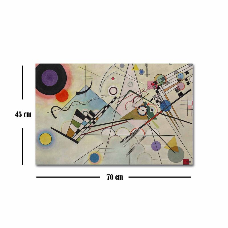 Casa si Gradina - Decoratiuni - Tablouri - Tablou decorativ, Wallxpert, panza suede 100%, multicolor, 45x70 cm, rama lemn - Infinity.ro