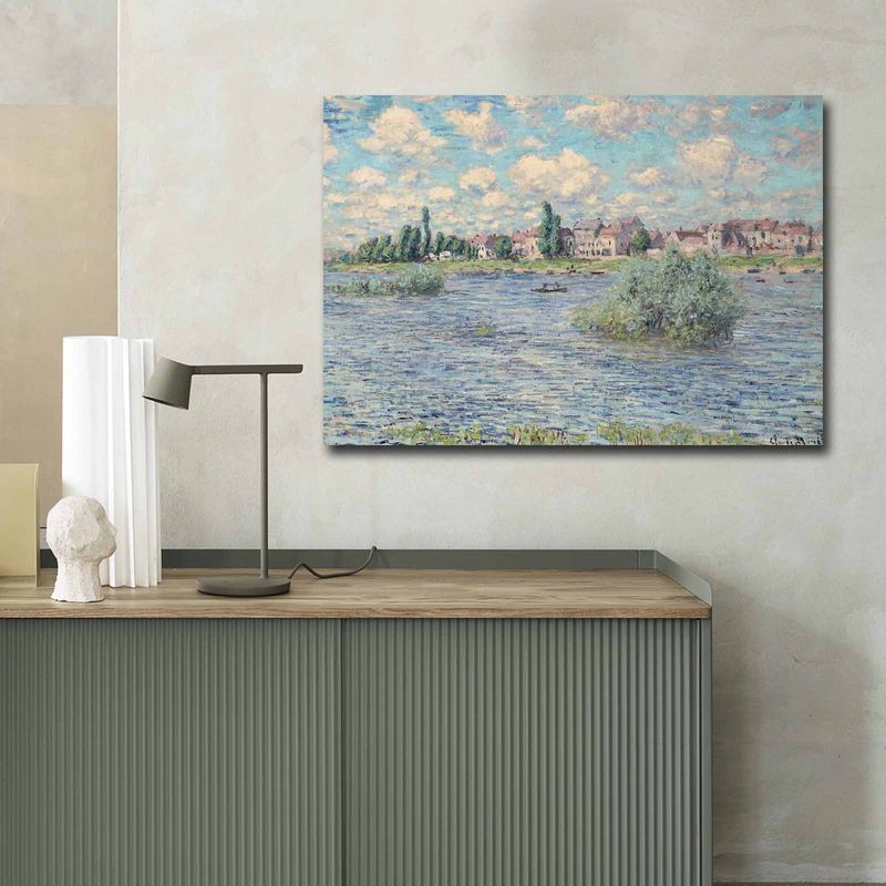 Casa si Gradina - Decoratiuni - Tablouri - Tablou canvas decorativ, Wallxpert, panza piele de caprioara, multicolor, rama lemn, 70x100 cm - Infinity.ro