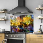 Casa si Gradina - Decoratiuni - Tablouri - Tablou decorativ din sticla, Wallxpert, multicolor, 70x100 cm, sticla temperata - Infinity.ro