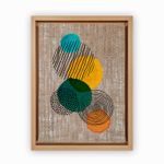 Casa si Gradina - Decoratiuni - Tablouri - Tablou decorativ pe panza, Wallxpert, 100% iuta, multicolor, 66x96 cm - Infinity.ro