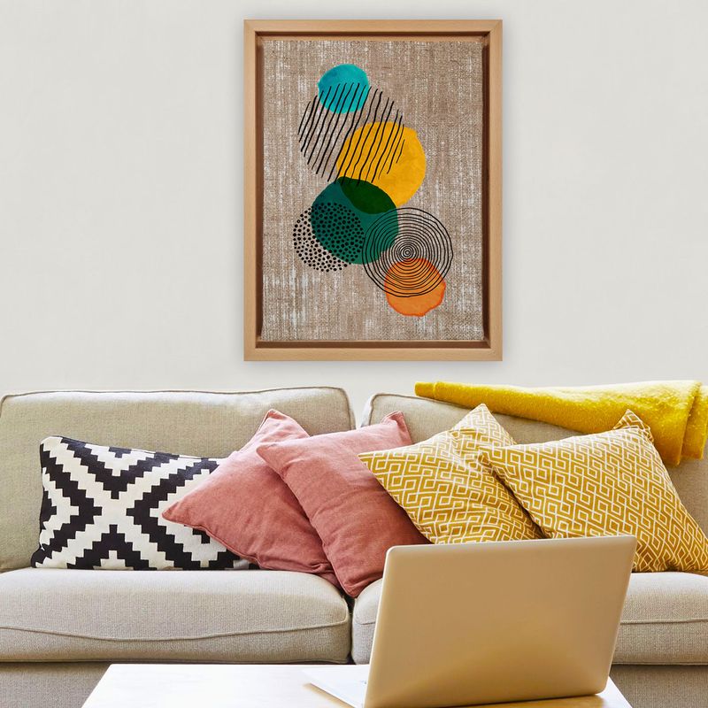 Casa si Gradina - Decoratiuni - Tablouri - Tablou decorativ pe panza, Wallxpert, 100% iuta, multicolor, 66x96 cm - Infinity.ro