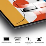 Casa si Gradina - Decoratiuni - Tablouri - Tablou decorativ, Wallxpert, sticla temperata, multicolor, 45x65 cm, set 2 piese - Infinity.ro