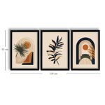 Casa si Gradina - Decoratiuni - Tablouri - Tablou decorativ inramat, Wallxpert, mdf, multicolor, 38x53 cm, set 3 piese - Infinity.ro
