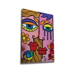 Casa si Gradina - Decoratiuni - Tablouri - Tablou decorativ, Wallxpert, multicolor, 70x100 cm, bumbac si poliester, imprimare digitala, rama lemn - Infinity.ro