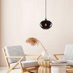 Casa si Gradina - Corpuri si surse de iluminat - Lustre si pendule - Lustra, Opviq, sticla, fumuriu, 27x27 cm, inaltime reglabila - Infinity.ro