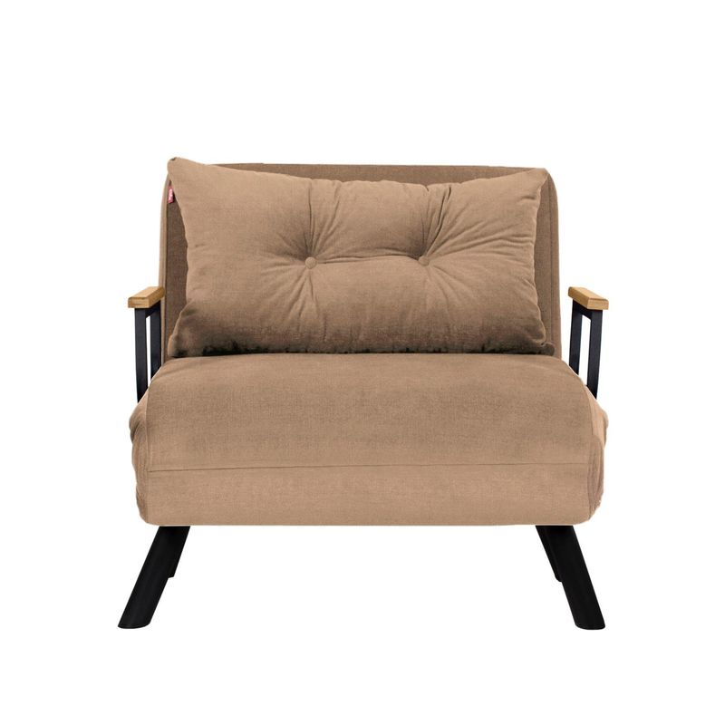 Casa si Gradina - Mobilier - Canapele si coltare - Canapele - Canapea extensibila, Atelier Del Sofa, metal, maro deschis, 175x60 cm - Infinity.ro