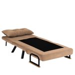 Casa si Gradina - Mobilier - Canapele si coltare - Canapele - Canapea extensibila, Atelier Del Sofa, metal, maro deschis, 175x60 cm - Infinity.ro