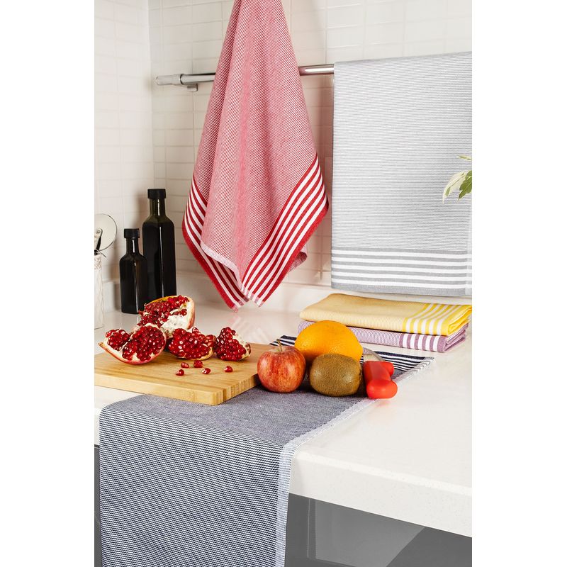 Casa si Gradina - Textile si covoare - Textile baie - Prosoape - Set prosoape de mana, Hermia, multicolor, 50x70 cm, 100% bumbac, 5 bucati - Infinity.ro
