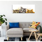 Casa si Gradina - Decoratiuni - Tablouri - Tablou canvas decorativ, Wallxpert, multicolor, 30x80 cm, 60% bumbac, 40% poliester, rama lemn - Infinity.ro