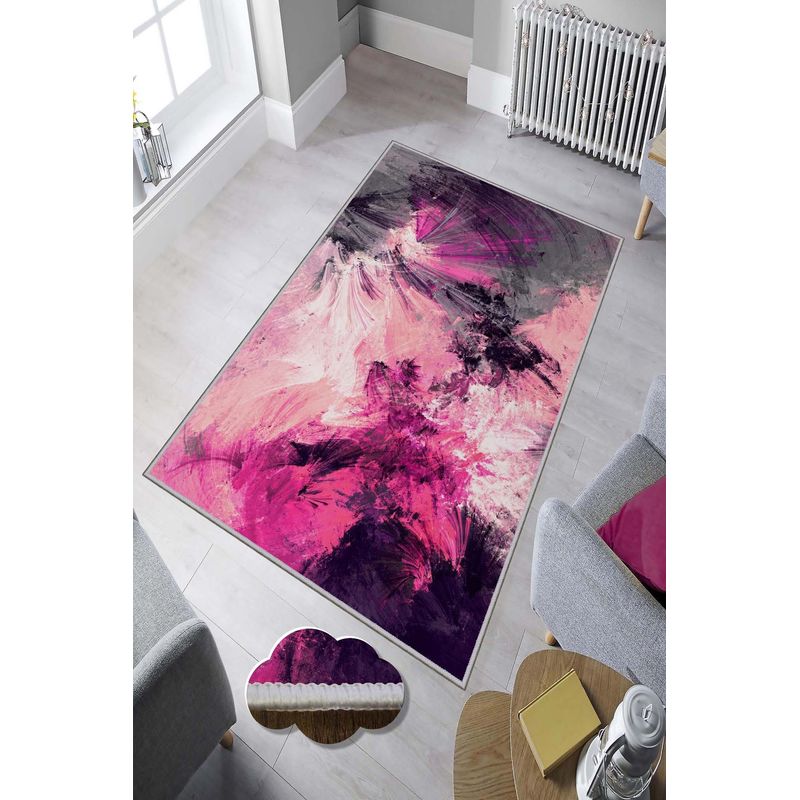Casa si Gradina - Textile si covoare - Covoare - Covorase intrare - Covoras de hol, Conceptum Hypnose, multicolor, 100x150 cm, 100% poliester, antiderapant, 474HFT3339 - Infinity.ro