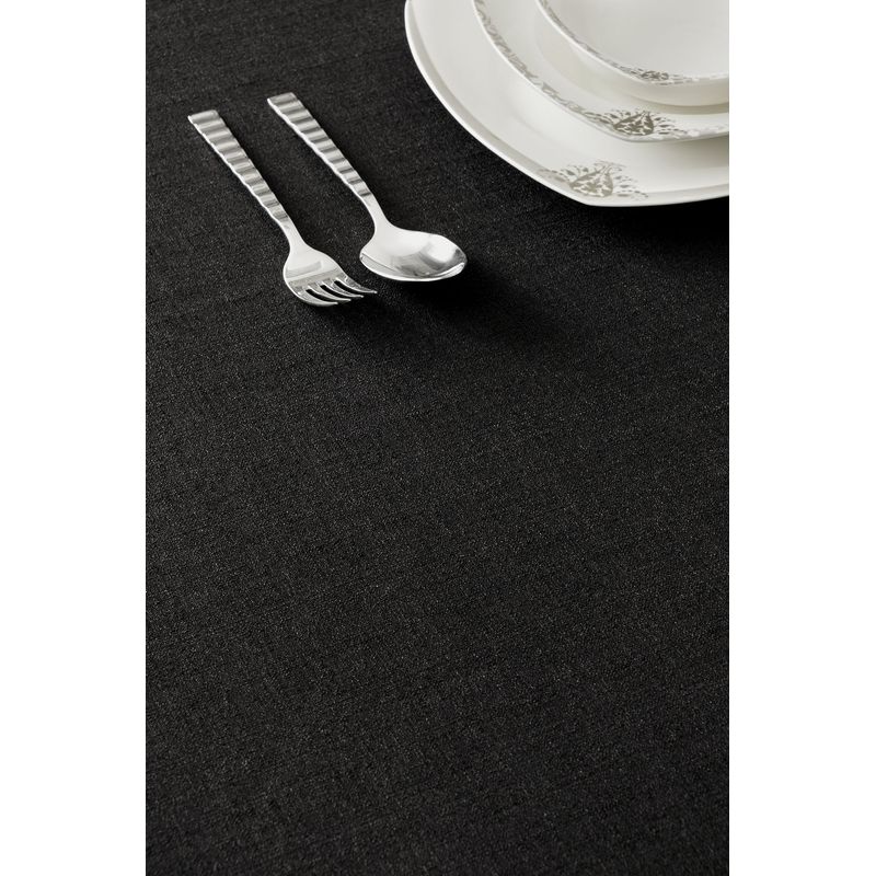 Casa si Gradina - Textile si covoare - Textile bucatarie - Fete de masa - Fata de masa, Hermia, negru, 150x250 cm, 100% poliester - Infinity.ro
