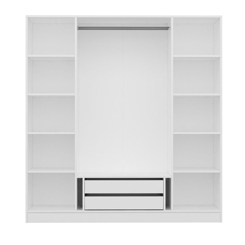 Casa si Gradina - Mobilier - Dulapuri si sifoniere - Sifoniere - Sifonier, Hanah Home, pal melaminat, alb, 180x52x210 cm, 506MNR2559 - Infinity.ro