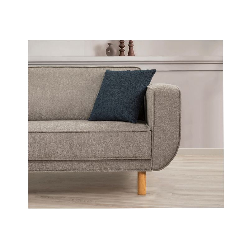 Casa si Gradina - Mobilier - Canapele si coltare - Canapele - Canapea extensibila 3 locuri, Atelier Del Sofa, lemn fag si placi aglomerate, stejar si gri, 223x81x92 cm - Infinity.ro