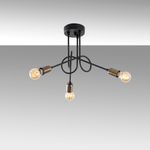 Casa si Gradina - Corpuri si surse de iluminat - Lustre si pendule - Candelabru, Opviq, metal, negru antic, 46x46x32 cm - Infinity.ro