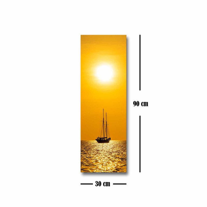 Casa si Gradina - Decoratiuni - Tablouri - Tablou canvas, Wallxpert, multicolor, 30x90 cm, panza, rama lemn de pin - Infinity.ro