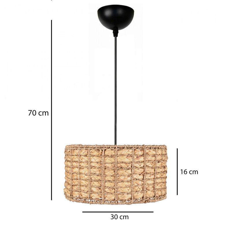 Casa si Gradina - Corpuri si surse de iluminat - Lustre si pendule - Candelabru, Opviq, metal, natural, inaltime reglabila, Ø30x16 cm - Infinity.ro