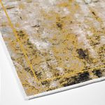 Casa si Gradina - Textile si covoare - Covoare - Covoare casa - Covor, Conceptum Hypnose, mustar, 80x150 cm, 100% poliester, antiderapant, lavabil la masina - Infinity.ro