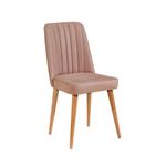 Casa si Gradina - Mobilier - Seturi de mobilier - Seturi mese si scaune - Set masa extensibila cu scaune, Hanah Home, pal melaminat, pin atlantic si piatra, 120x77x75 cm (extensibila 153 cm) - Infinity.ro