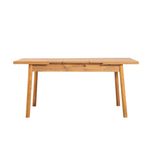 Casa si Gradina - Mobilier - Seturi de mobilier - Seturi mese si scaune - Set masa extensibila cu scaune, Hanah Home, pal melaminat, pin atlantic si piatra, 120x77x75 cm (extensibila 153 cm) - Infinity.ro