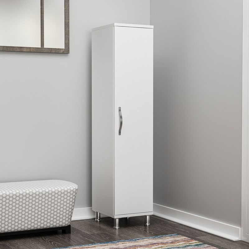 Casa si Gradina - Mobilier - Dulapuri si sifoniere - Dulapuri - Dulap multifunctional, Hanah Home, pal melaminat, alb, 29x34x130 cm - Infinity.ro