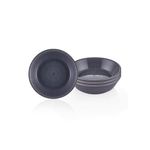 Casa si Gradina - Bucatarie si vesela - Vesela si tacamuri - Vesela pentru servire - Set boluri pentru aperitive, Hermia, ceramica, gri, 10x10x5 cm, 4 piese - Infinity.ro