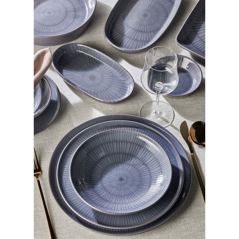 Casa si Gradina - Bucatarie si vesela - Vesela si tacamuri - Vesela pentru servire - Set boluri pentru aperitive, Hermia, ceramica, gri, 10x10x5 cm, 4 piese - Infinity.ro