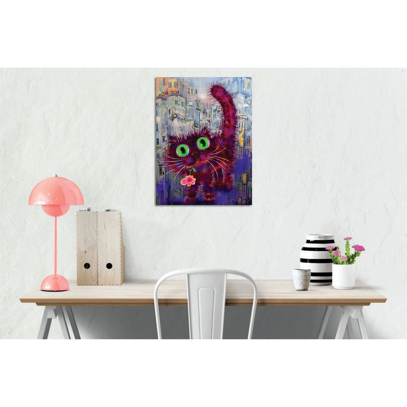 Casa si Gradina - Decoratiuni - Tablouri - Tablou canvas decorativ, Wallxpert, multicolor, 60% bumbac 40% poliester, rama lemn, 30x40 cm - Infinity.ro