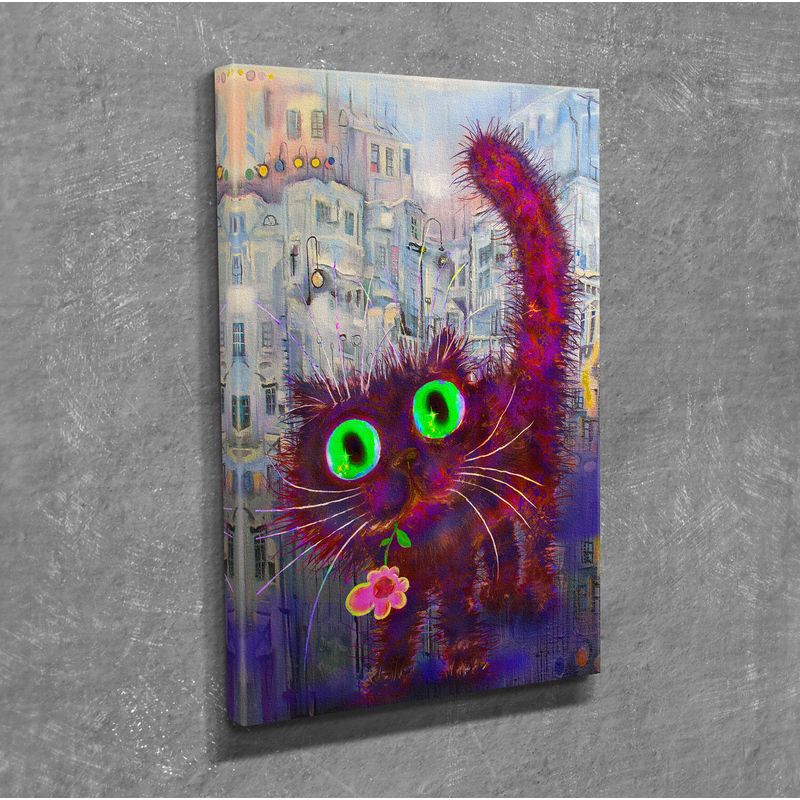 Casa si Gradina - Decoratiuni - Tablouri - Tablou canvas decorativ, Wallxpert, multicolor, 60% bumbac 40% poliester, rama lemn, 30x40 cm - Infinity.ro