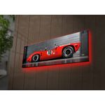 Casa si Gradina - Decoratiuni - Tablouri - Tablou decorativ cu led, Wallxpert, panza piele de caprioara, multicolor, 30x90 cm, 239SHN3251 - Infinity.ro