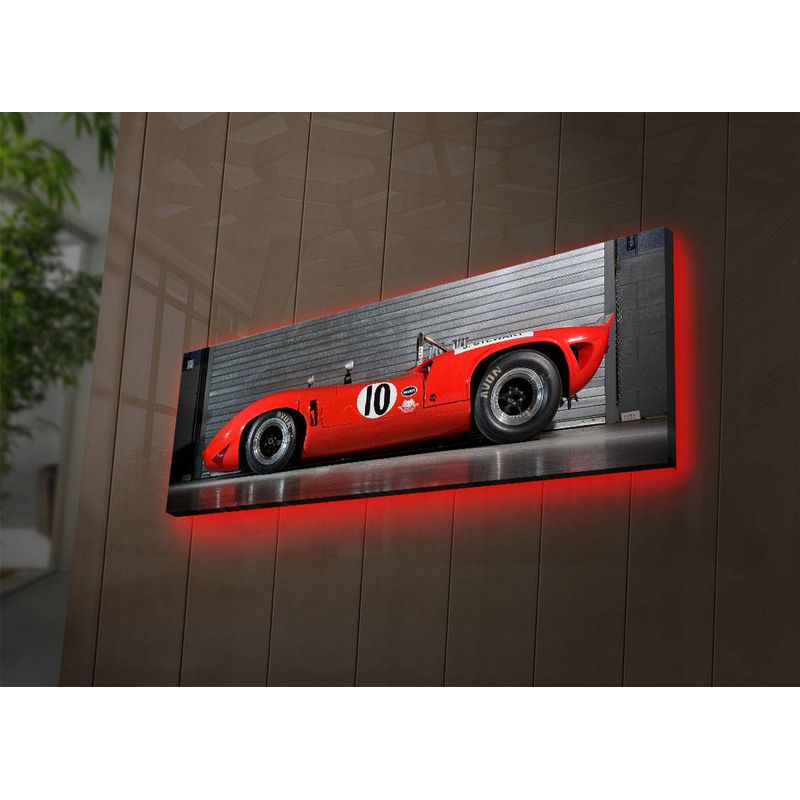 Casa si Gradina - Decoratiuni - Tablouri - Tablou decorativ cu led, Wallxpert, panza piele de caprioara, multicolor, 30x90 cm, 239SHN3251 - Infinity.ro