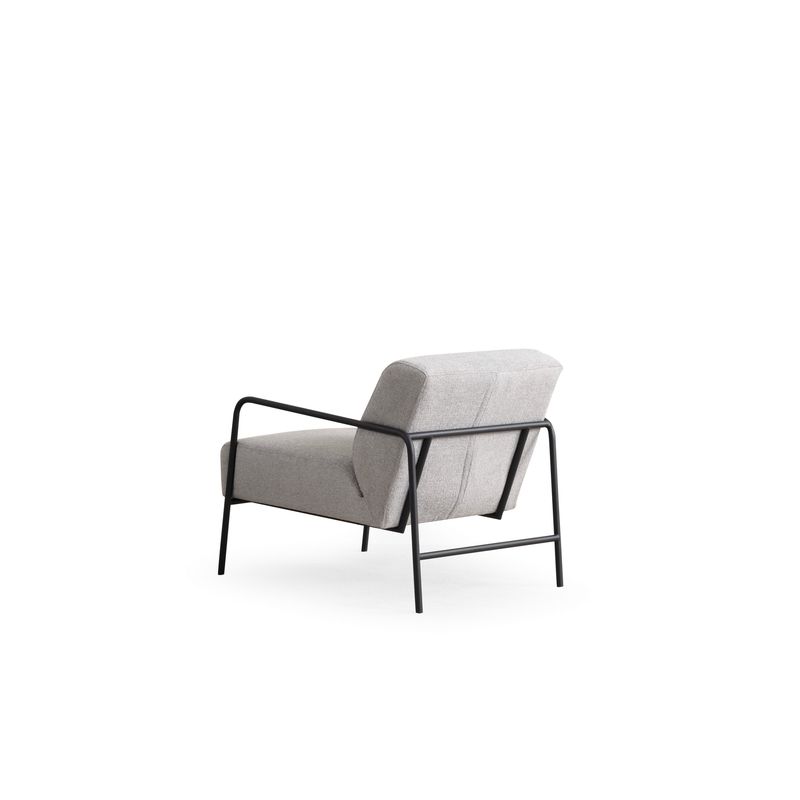 Casa si Gradina - Mobilier - Scaune si fotolii - Fotolii - Fotoliu, Hanah Home, lemn fag si pal, gri, 70x90x75 cm - Infinity.ro