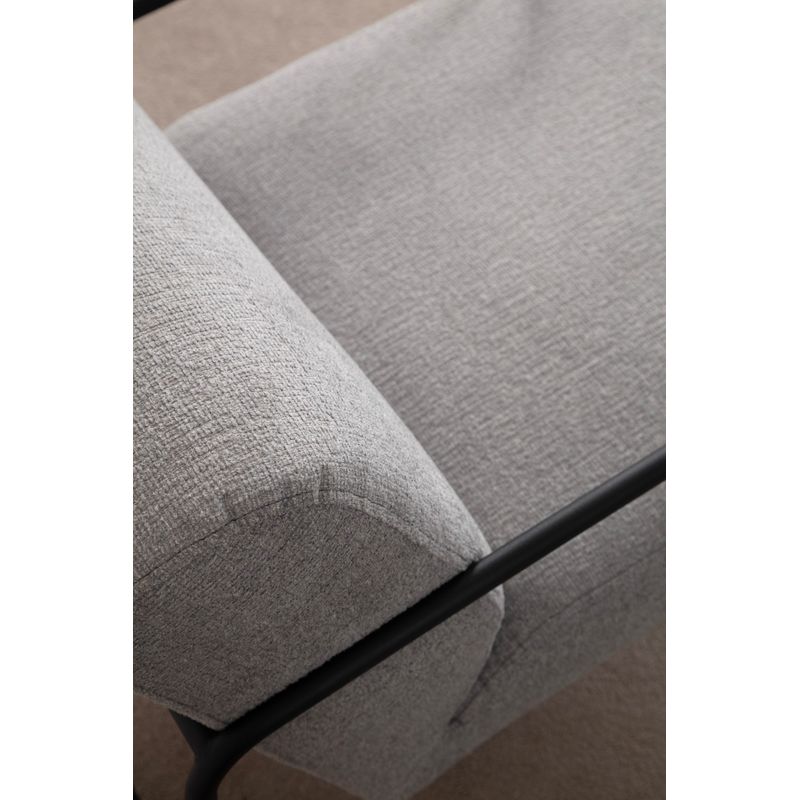 Casa si Gradina - Mobilier - Scaune si fotolii - Fotolii - Fotoliu, Hanah Home, lemn fag si pal, gri, 70x90x75 cm - Infinity.ro