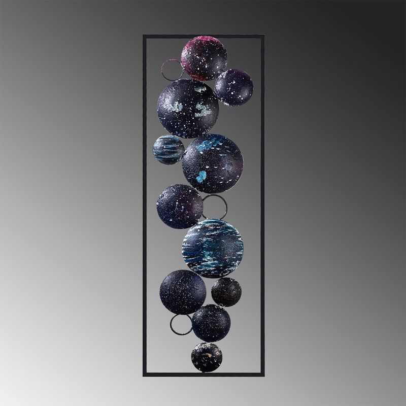 Casa si Gradina - Decoratiuni - Decoratiuni perete - Accesoriu decorativ de perete, Wallxpert, metal, multicolor, 90x32 cm, 891TNL1608 - Infinity.ro