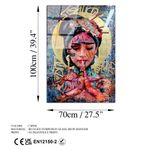Casa si Gradina - Decoratiuni - Tablouri - Tablou decorativ, Wallxpert, sticla temperata, multicolor, 70x100 cm, 123BZM2220 - Infinity.ro