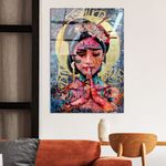 Casa si Gradina - Decoratiuni - Tablouri - Tablou decorativ, Wallxpert, sticla temperata, multicolor, 70x100 cm, 123BZM2220 - Infinity.ro