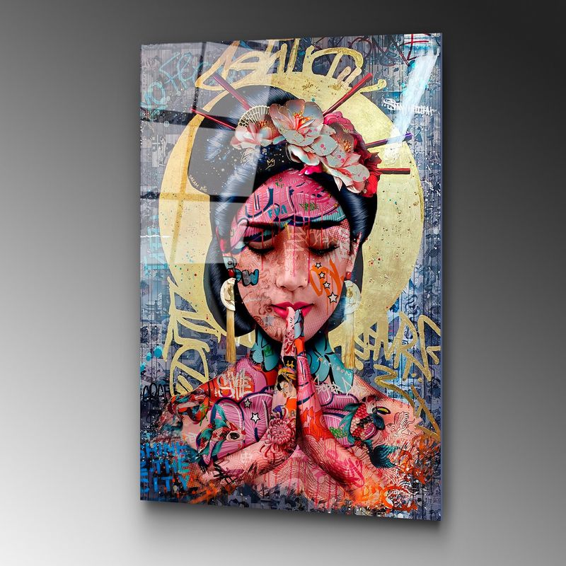 Casa si Gradina - Decoratiuni - Tablouri - Tablou decorativ, Wallxpert, sticla temperata, multicolor, 70x100 cm, 123BZM2220 - Infinity.ro