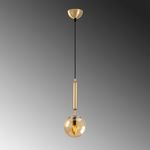 Casa si Gradina - Corpuri si surse de iluminat - Lustre si pendule - Lustra, Opviq, metal, auriu, 15x15x49 cm - Infinity.ro
